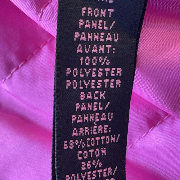 Lauren Ralph Lauren Pink Collection Reversible Vest Women's Large Pink Black NEW - Picture 13 of 14